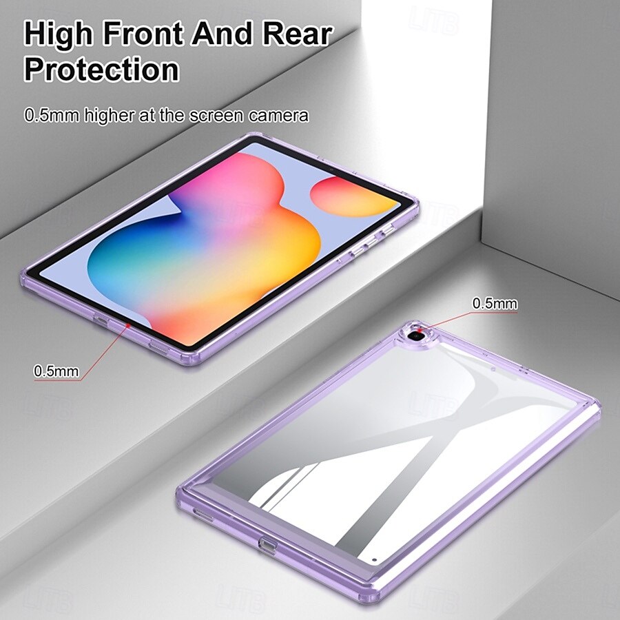 לוּחַ כיסויים מכסים ל עבור Samsung Galaxy Tab A9 8.7" S9 11 inch S9 Plus 12.4" S8 Plus 12.4'' S8 S7 Plus 12.4" S7 11'' A8 10.5'' A7 Lite 8.7'' A7 מגן גוף מלא עמיד בזעזועים שקוף TPU אקרילי 2025 - $22.99 –P4