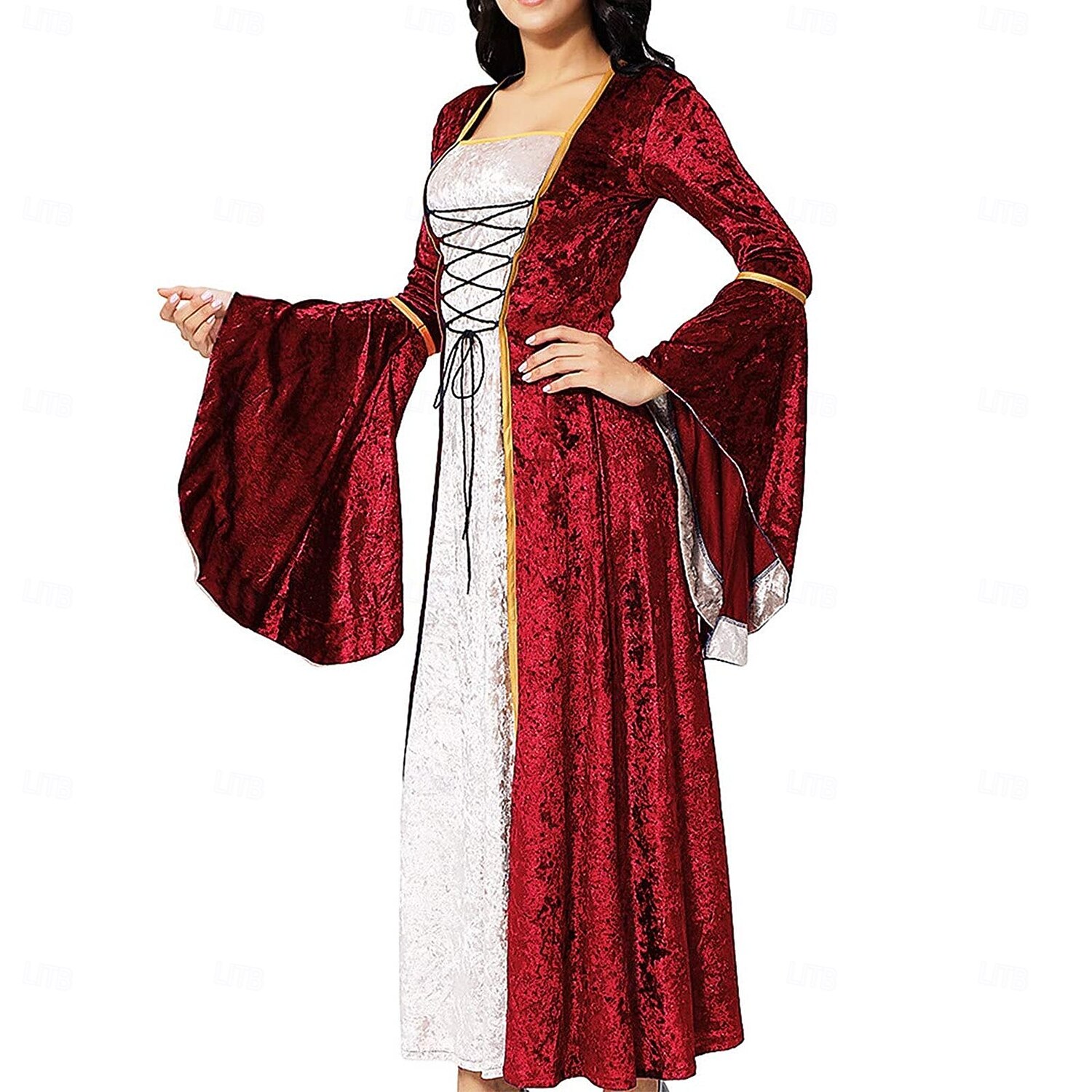 strapless open back dress Dare Fashion Renaissance Top in Vermillion