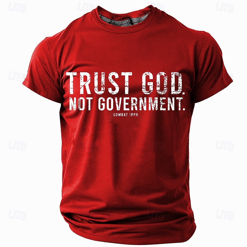 Bijbel 4e Juli 2026 250e Herdenkingsdag Patriottische Patriot 3D Print Amerikaanse Vlag Crew Neck Korte Mouw T-Shirt Casual Daily Street 2026 - $19.49 –P3