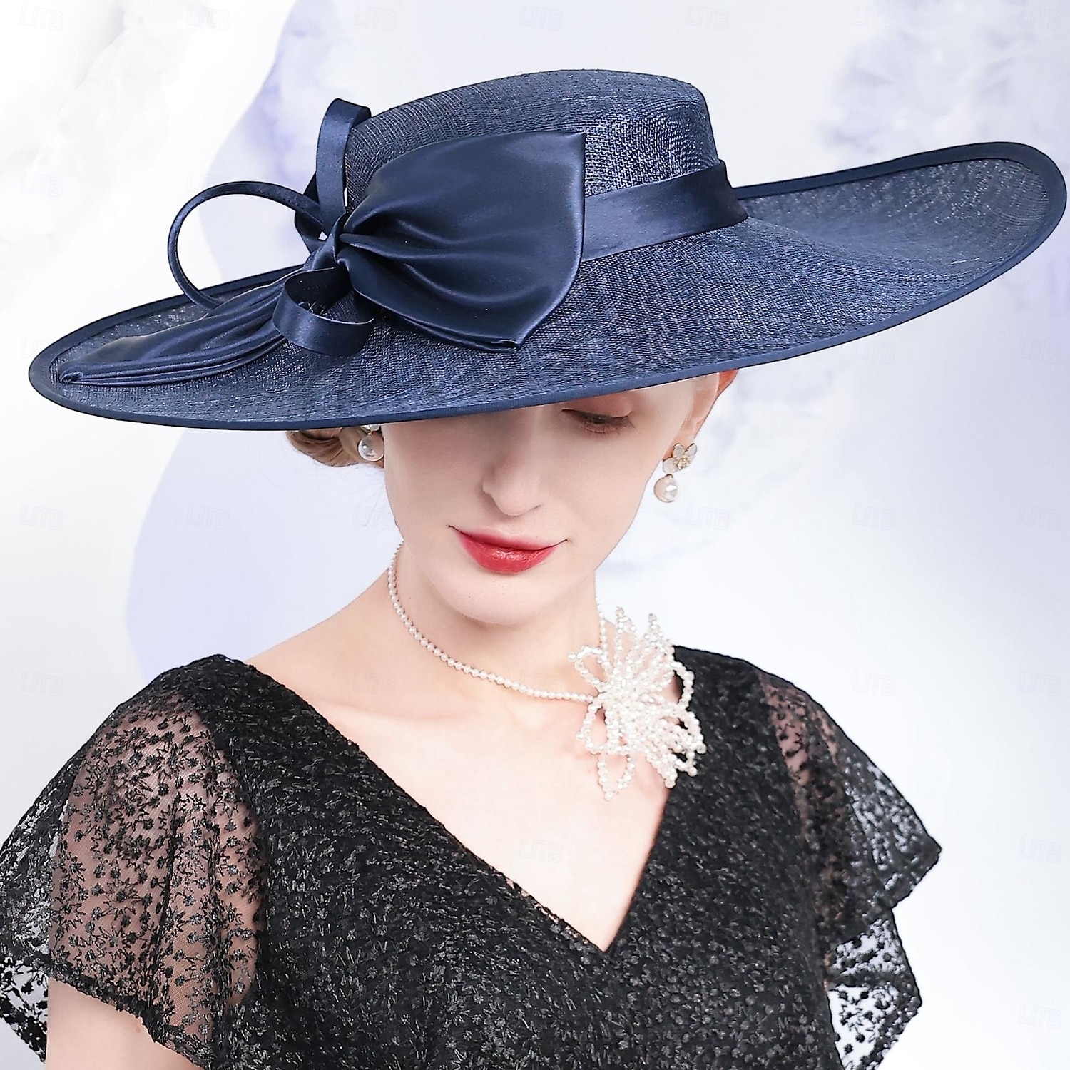 tyylikkäät makeat pellavahatut, joissa on jousisolmu häät / juhla / iltapäähine / erikoistilaisuus / toimisto  & ura / rento / syntymäpäivä / uusi vauva / kiitos / valmistuminen / onnittelut / 2026 - $97.99 –P10