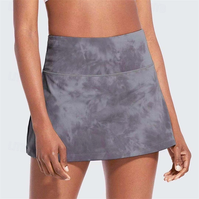 US Open Women's Tennis Skirts with Shorts Pleated Quick Dry Tennis Golf Badminton Tie Dye Skort Black Pink Blue Tennis Clothing 2025 - $18.99 –P8