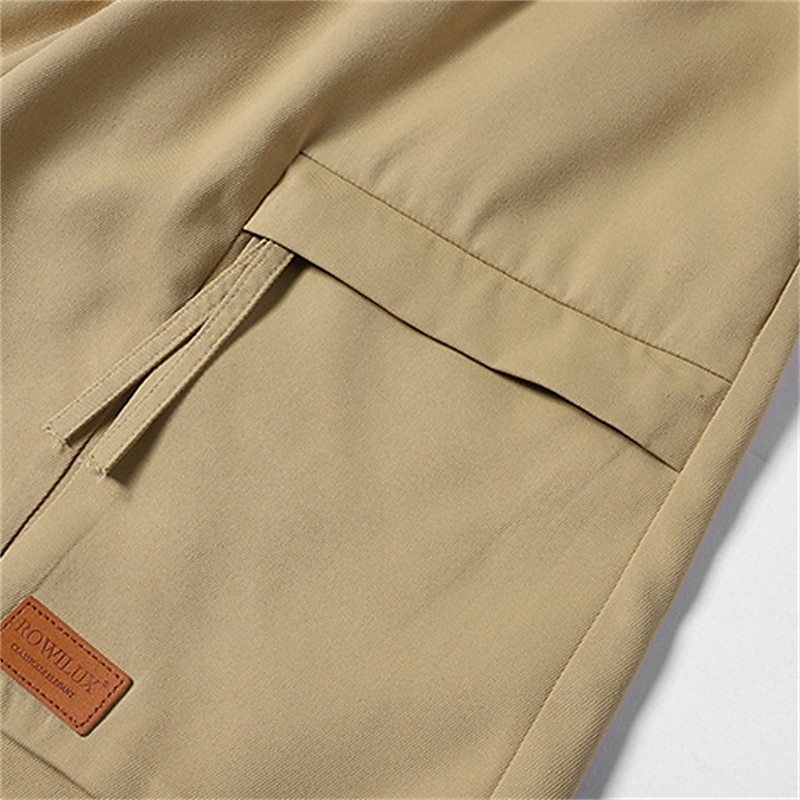 Per uomo Pantaloncini cargo Shorts Pantaloncini Estivi Tasca con cerniera Multi-tasche Semplice Comodità Indossabile Lunghezza al ginocchio All'aperto Sport Quotidiano Moda Casual Nero Verde militare del 2025 a $22.99 –P8
