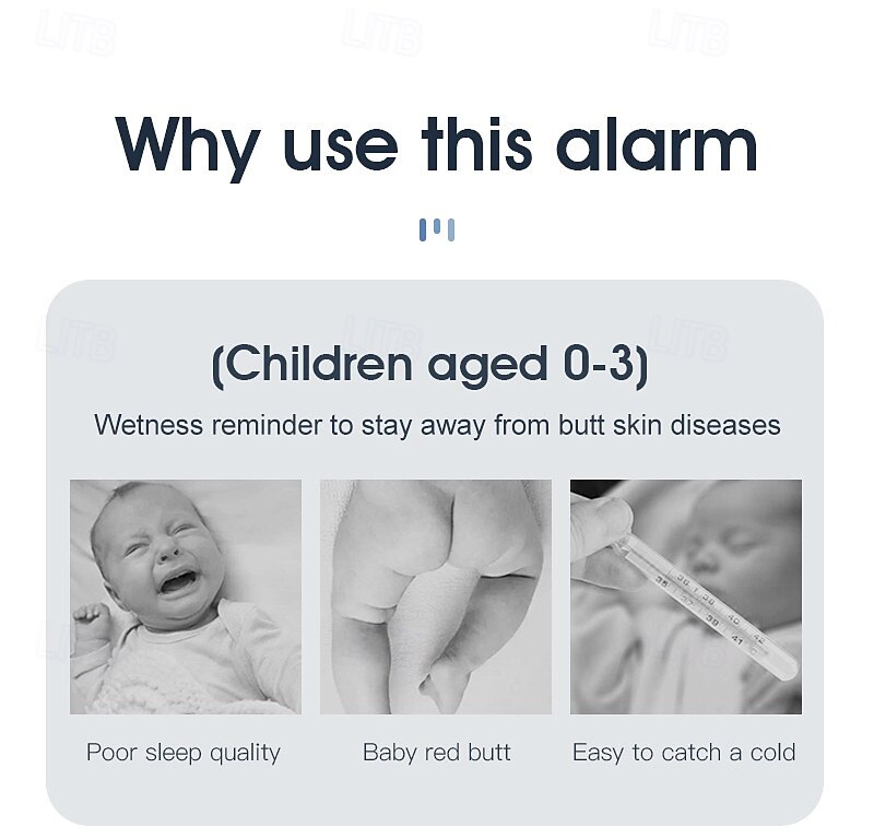 Wireless new enuresis alarm for children elderly urination and defecation training device for bedwetting reminder 2025 - $63.99 –P3