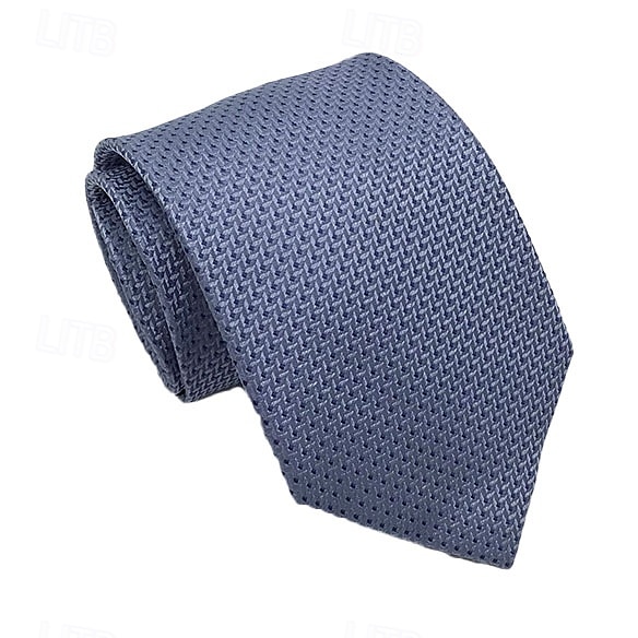 Men's 100% Silk Ties Business Formal Solid Color Striped Checkered Formal Office Work 2025 - $18.99 –P5