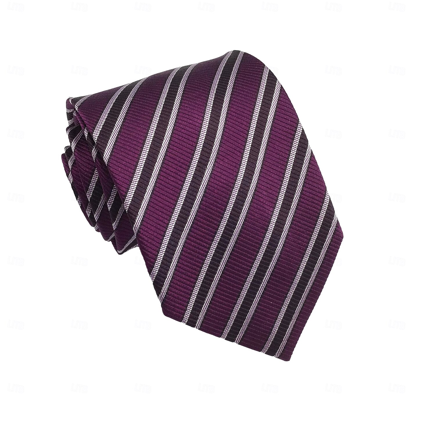 Männer 100% seide krawatten business formale klassische einfarbig gestreiften formale büro 2025 - $18.99 –P5