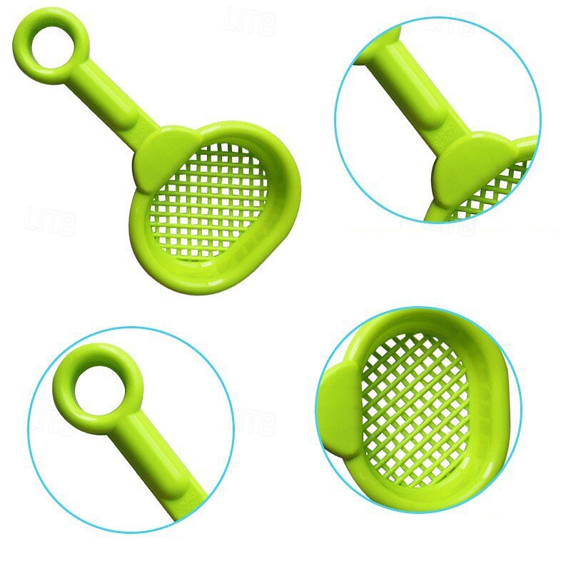 strand sand spader for barn - 4 pakker spader fargerike scoops reise sand leker for småbarn barn utendørs graving lek kraftig plast hage planting spader spader sett sandkasse leker 2025 - $14.99 –P7