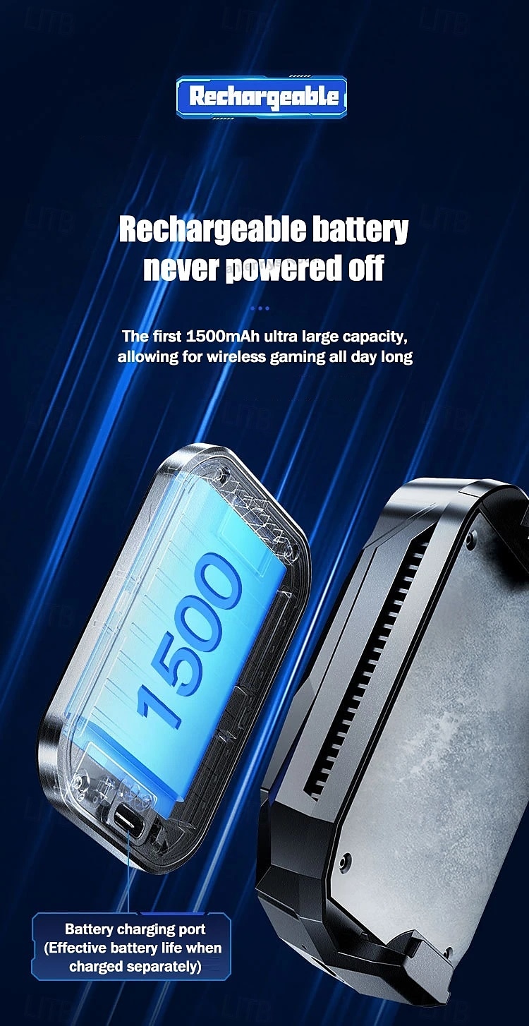 SL14 Mobile Phone Cooler with Removable 1500mAh Battery Semiconductor Cooling Fan and LED Temperature Display for Gaming 2025 - $48.99 –P4