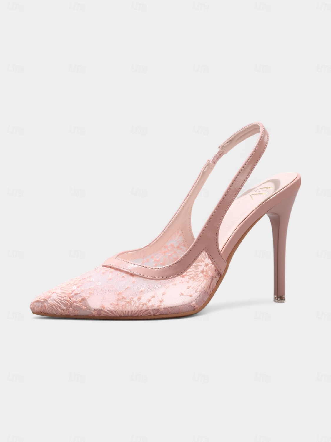 tocuri stiletto din dantelă albă pentru femei – pantofi de mireasă romantici din plasă pentru nunți în grădină și ocazii de întâlnire 2025 - $42.99 –P3