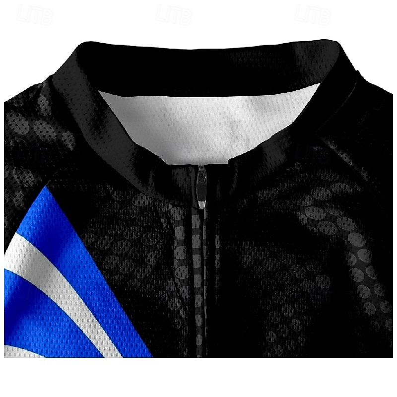 Per uomo Maglia da Ciclismo Geometrico Manica Corta Bicicletta Maglietta Maglia con 3 tasche posteriori Mountain Bike MTB Asciugatura Rapida Design Anatomico Assorbente Traspirante Gli sport Giallo del 2026 a $30.99 –P5