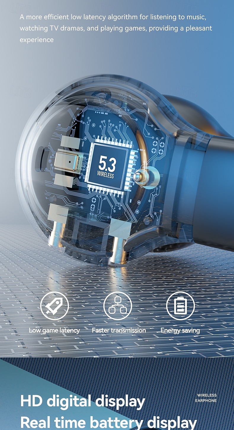 Open Ear Earbuds Wireless Bluetooth Earless Bone Conducting Headphones Wireless Bluetooth Headset Noise Cancelling Bone Earphones Waterproof Air Bone Conduction Headphone Not in Ear Open Ear Buds 2026 - $33.99 –P6