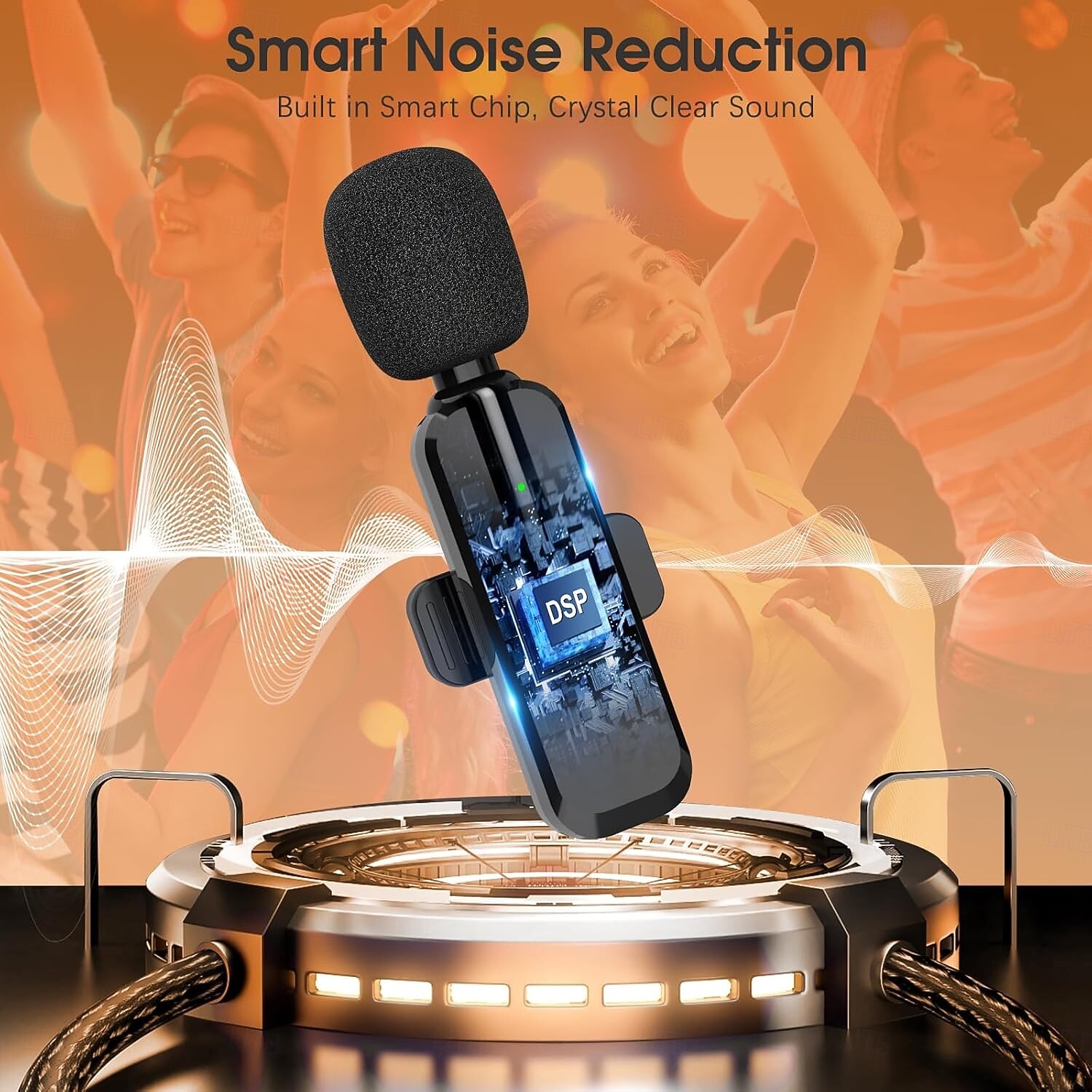 Wireless Lavalier Microphone for iPhone and Android, USB-C Mini Microphone with Noise Reduction, Perfect for Recording, Vlogging, YouTube, TikTok, Podcasts, and Interview Video 2025 - $19.99 –P6