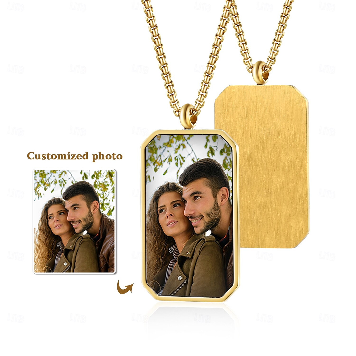 Collier thermochrome personnalisé meilleur cadeau pour maman – Pendentif photo qui change avec la chaleur parfait pour la fête des pères la fête des mères la Saint-Valentin et les anniversaires de 2025 ? $22.99 –P6