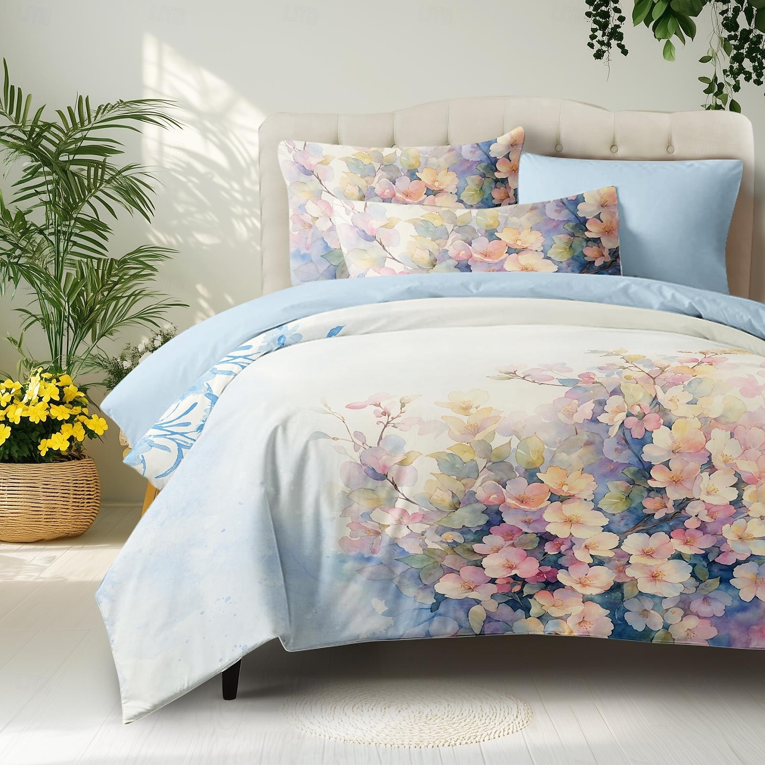 Floral Duvet Cover Set 100% Cotton Soft and Breathable Bedding Featuring Colorful Flowers Lightweight and Durable Quilt Cover Comfortable for All Seasons Easy to Care 2025 - $60.99 –P6
