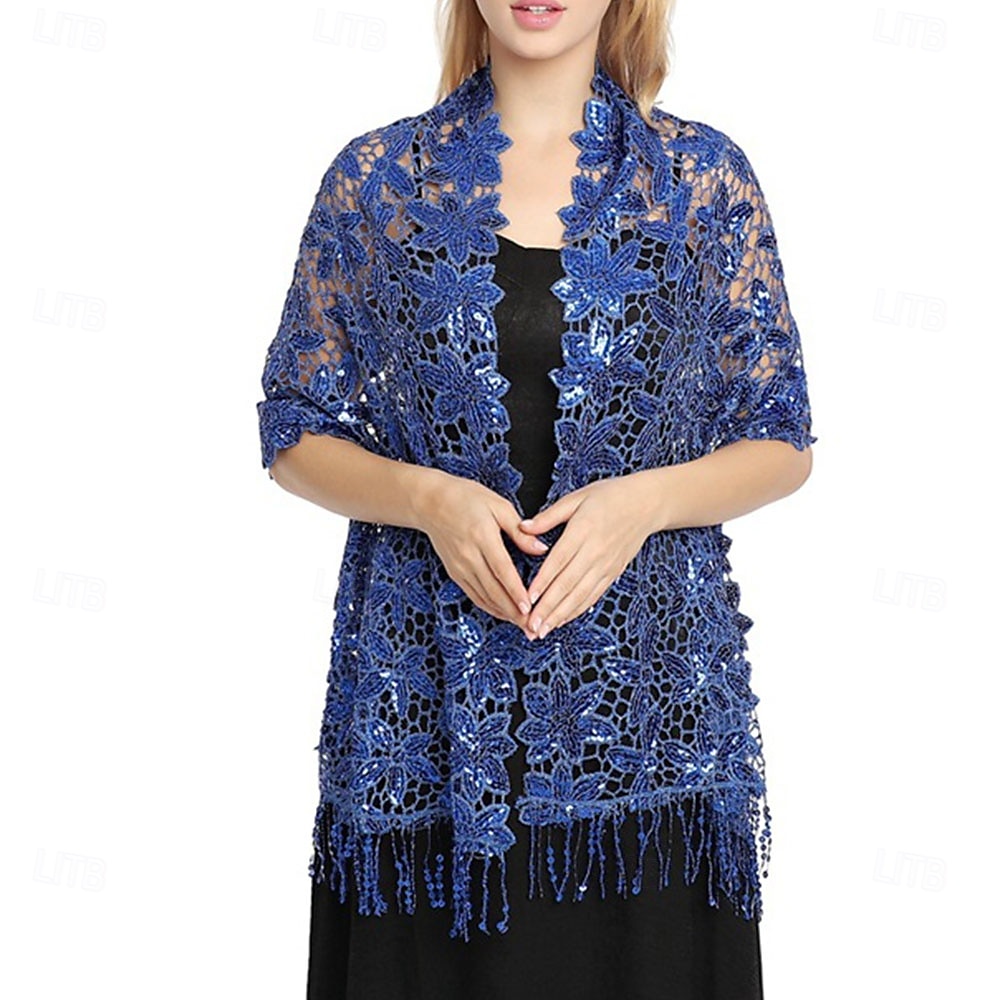 Dames Wikkel Elegante Zon Bescherming Mouwloos Kant Bruiloft Wikkels Met Effen Kleur Voor Bruiloft Zomer 2025 - $26.99 –P5