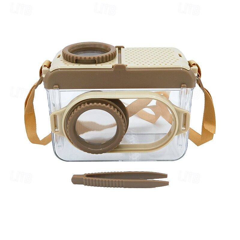 Boîte d'observation des insectes, filet de capture d'insectes, ensemble d'alimentation et de conduite en mer, jouet éducatif en biologie scientifique, outil d'exploration en plein air pour enfants de 2025 ? $20.99 –P3