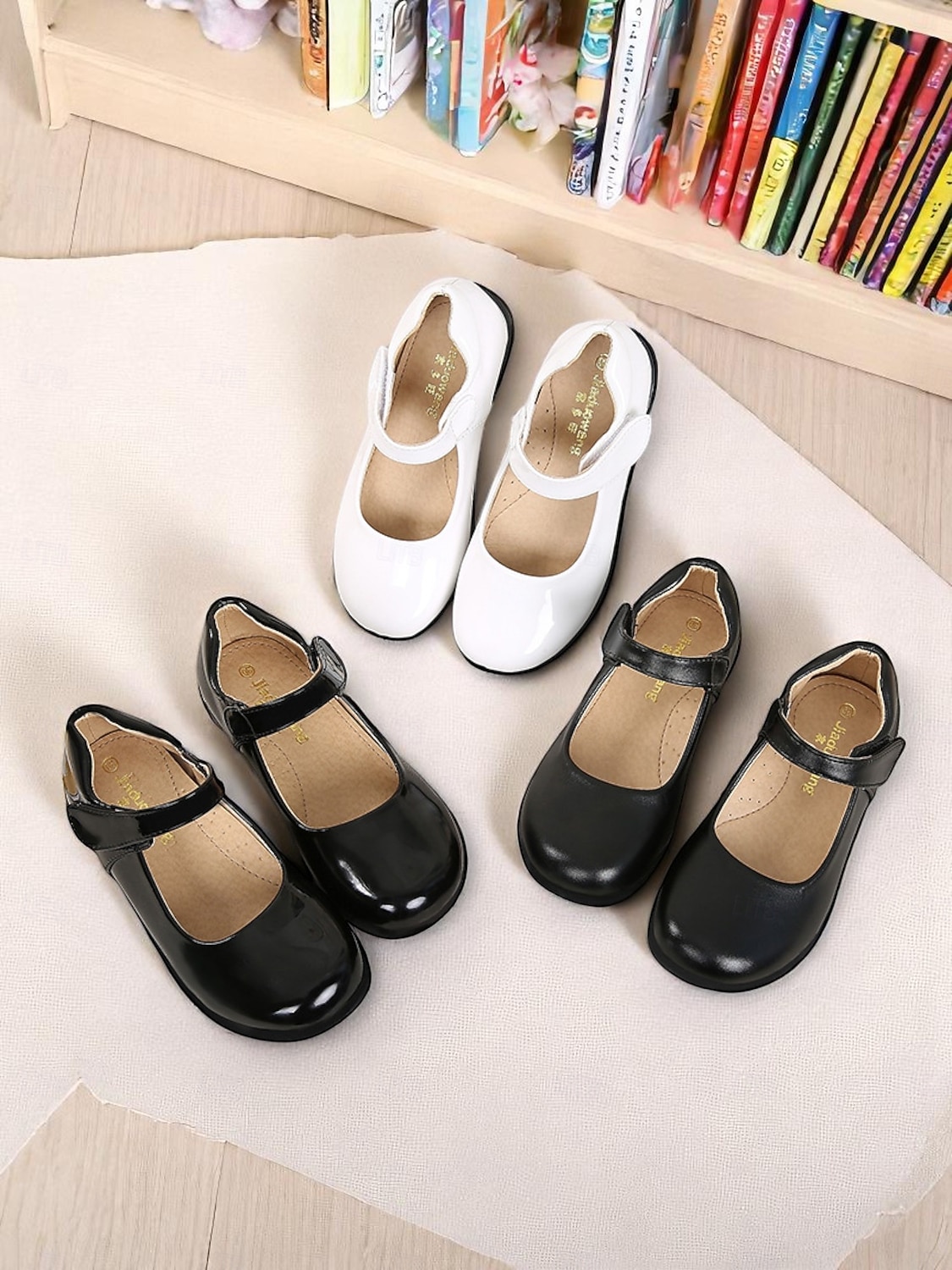 scarpe mary jane nere verniciate per bambine con cinturino a strappo – scarpe eleganti per la scuola elementare del 2026 a $34.99 –P6