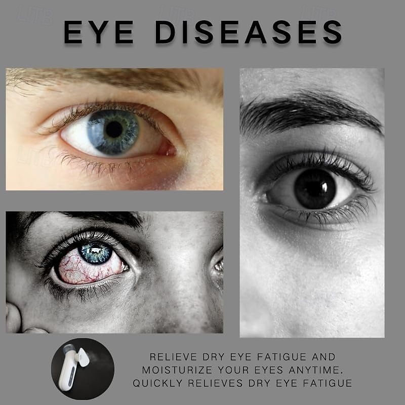Eye Steamer for Dry Eye, Upgraded Eye Relief Steam Therapy, Heated Nano Eye Mist Steam Sprayer for Relief Dry Eye and Face, Rechargeable Eye Mist Steamer for Moisturizing & Cleaning 2025 - $25.99 –P10