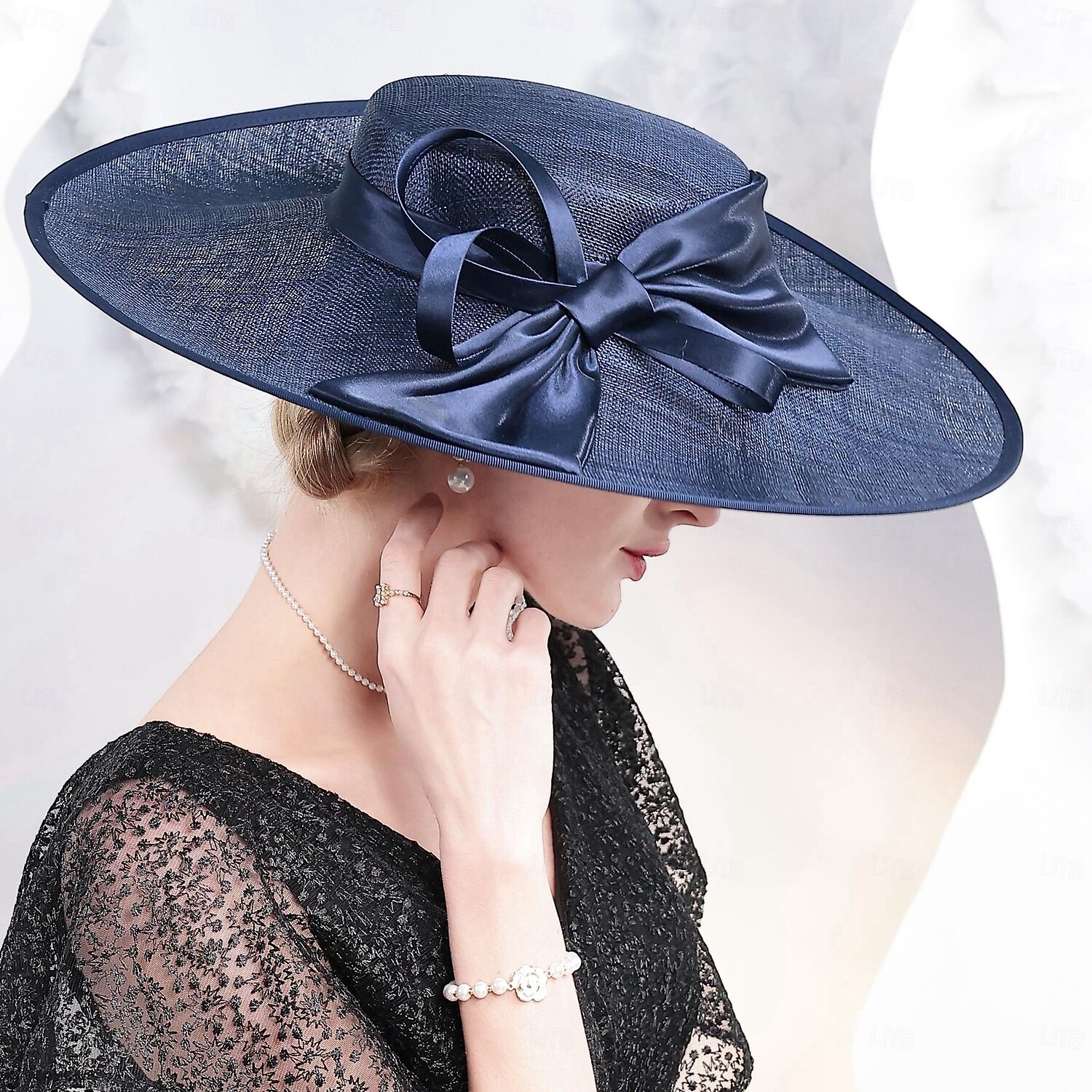 tyylikkäät makeat pellavahatut, joissa on jousisolmu häät / juhla / iltapäähine / erikoistilaisuus / toimisto  & ura / rento / syntymäpäivä / uusi vauva / kiitos / valmistuminen / onnittelut / 2026 - $97.99 –P7