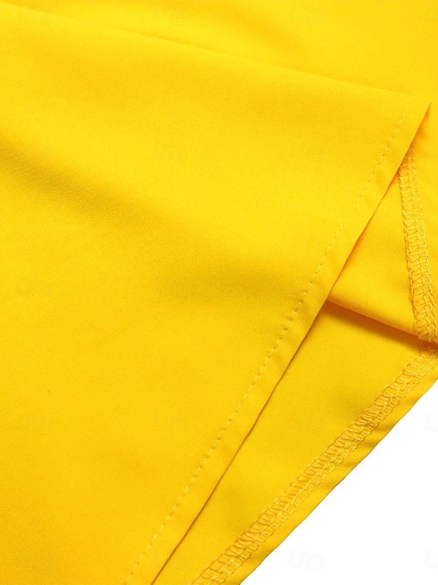 Robe Maxi Femme Robe A Ligne Couleur Unie Robes de Travail Robe Off The Shoulder Formelle Fête de Travail Coupe Régulière Simple Une Épaule Jaune Rouge Vert Été Printemps de 2025 ? $39.99 –P16