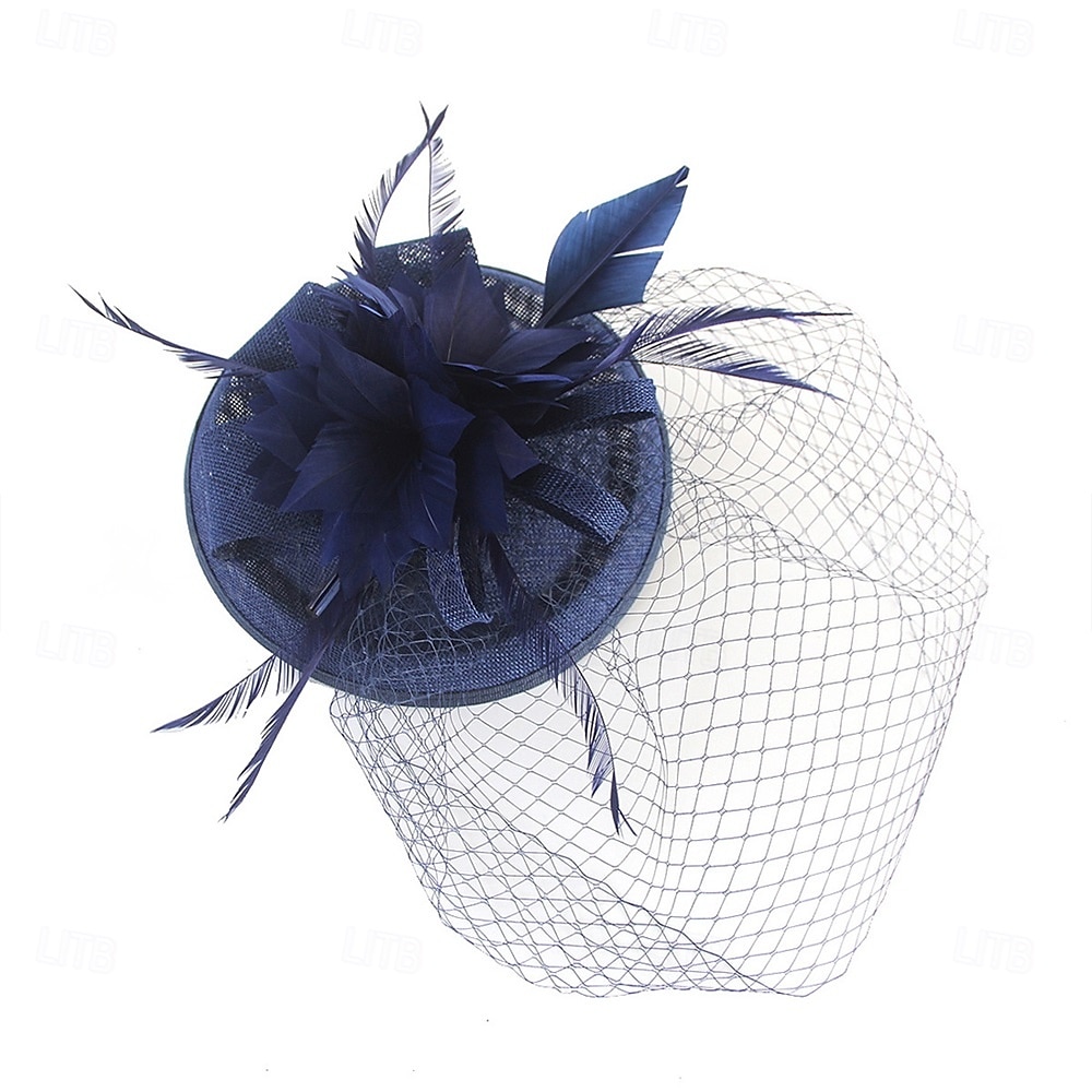 Headdress Feathers Fedora Hat Wedding Evening Party Tea Party Horse Race Cocktail Vintage Cute With Feather Headpiece Headwear 2026 - $28.99 –P6