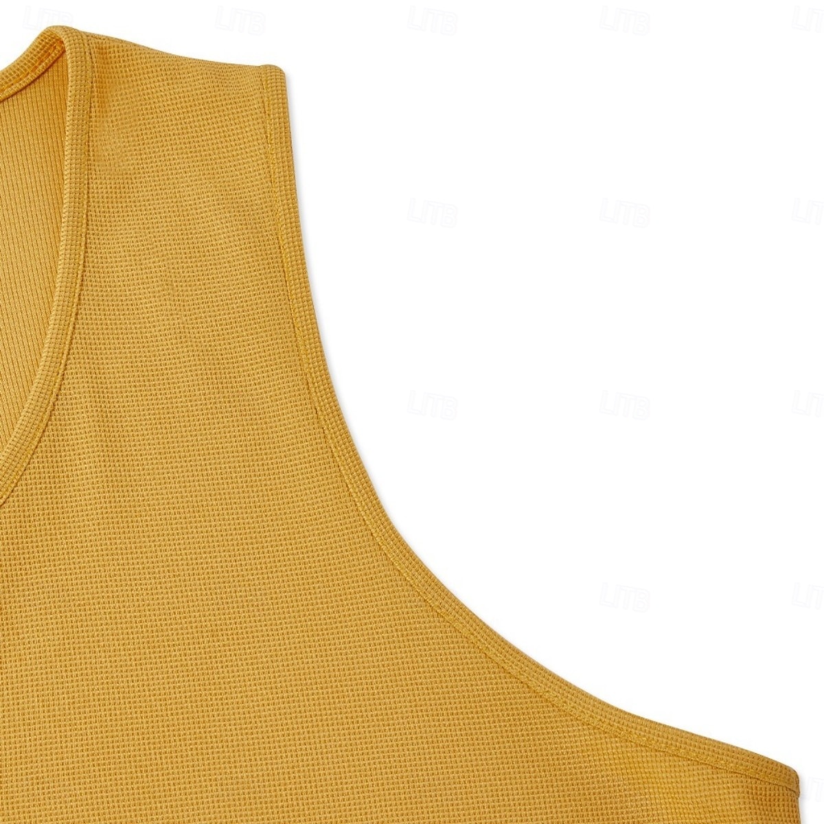 Herr Våffellinne Linne Väst Undertröjor Ärmlös V-hals Sommar Slät Mode Sportig Klassisk Ledigt Gym Gata Gul Topp t-shirt för män 2026 - $17.99 –P7