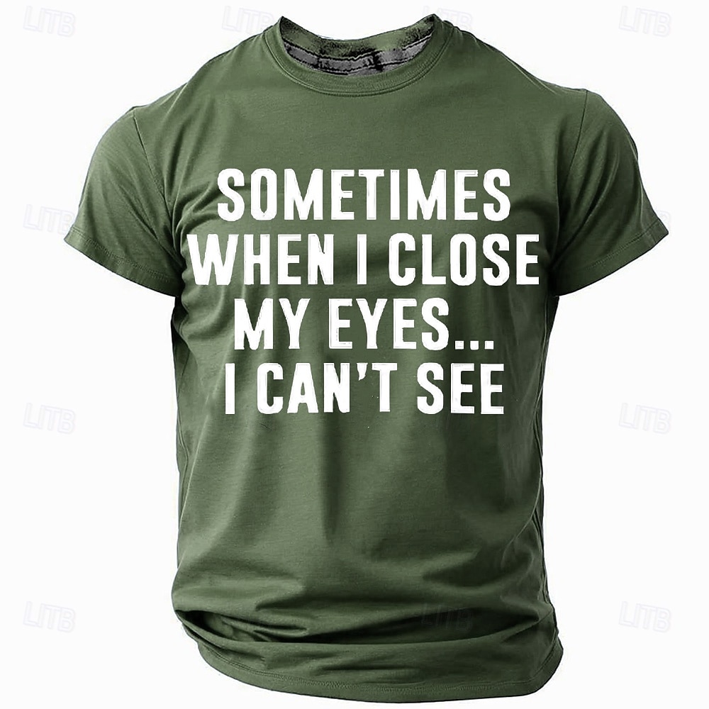 Voor heren Grappig T-shirt Korte mouw T-shirt 3D-afdrukken Strakke ronde hals Overhemd Modieus Dagelijks Basic Straat Casual Dagelijks Zwart Rood blauw Zomer Lente Alle seizoenen Kleding S M L XL XXL 2025 - $17.99 –P2