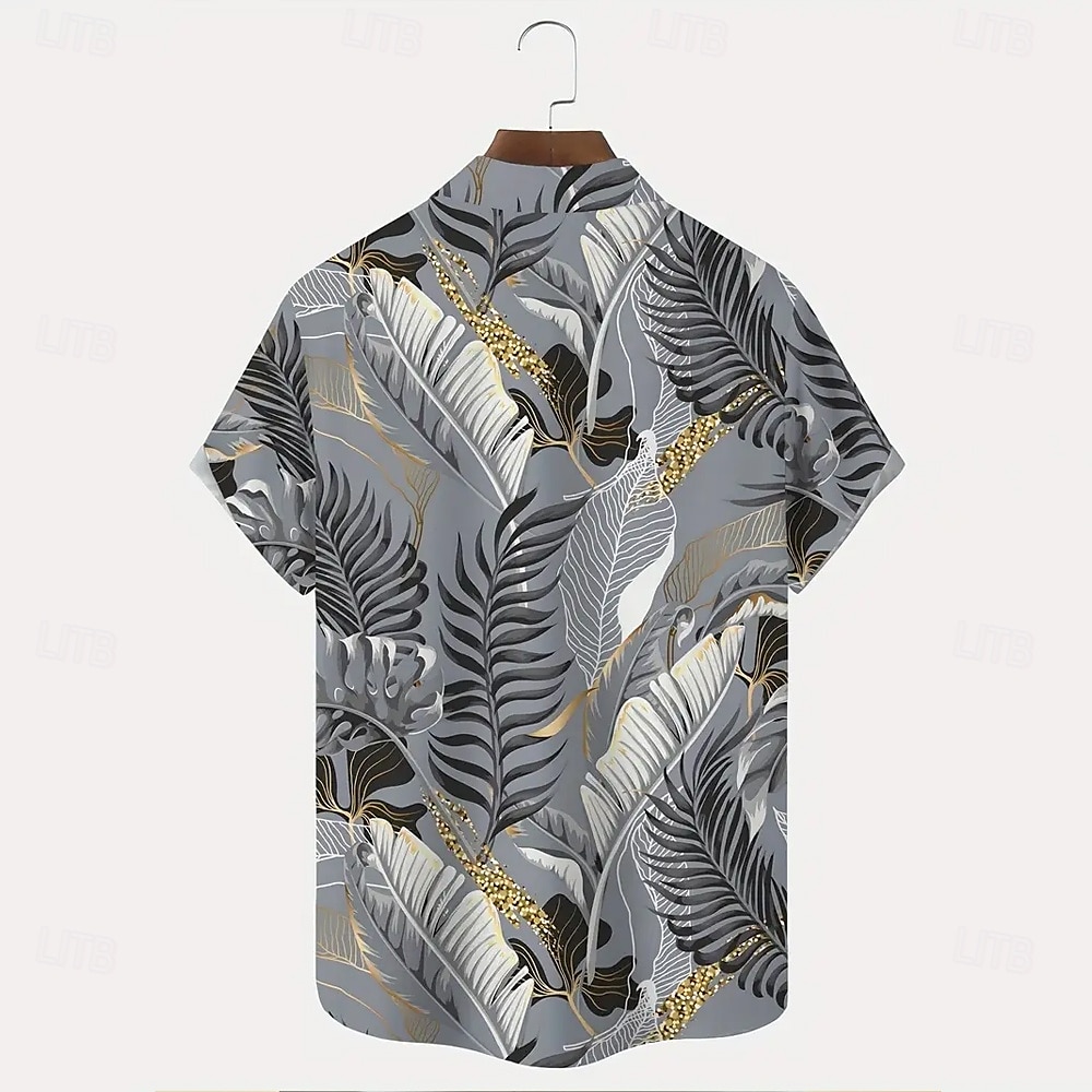 Per uomo Palma di Cocco Piante Tropicali Camicia Camicia hawaiana estiva Camicia con Bottoni Manica Corta Hawaiano Vacanza Ferie Abbigliamento mare Estate Primavera Collo ripiegato Stampa 3D camicie del 2025 a $23.99 –P5