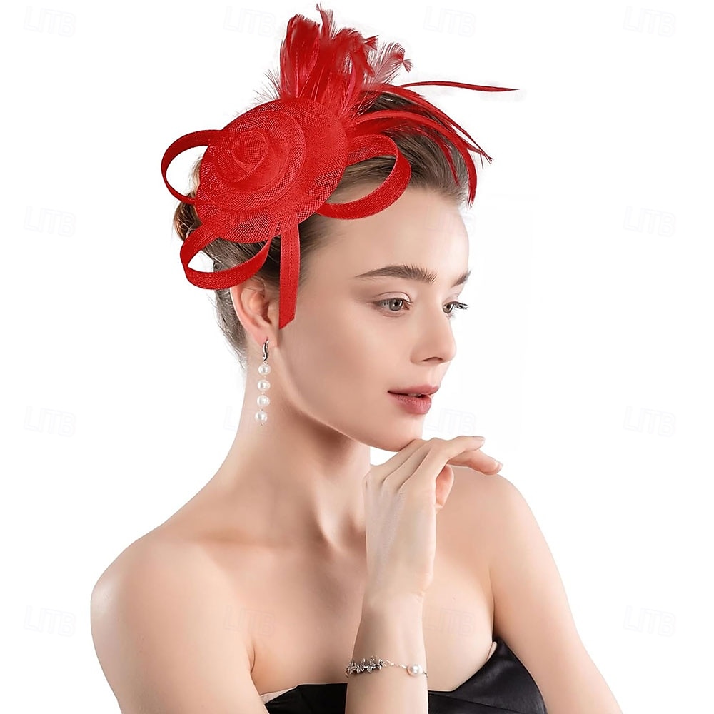 fascinators hatter for kvinner kentucky derby hatter for kvinner teselskap hatter for kvinner kentucky derby antrekk 2025 - $32.99 –P7