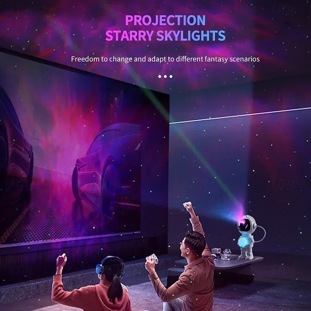 Galaxy Star Astronaut Projector LED Night Light Nebula Ceiling Lamp for Bedroom Decoration & Kids Gift 2025 - $63.99 –P10