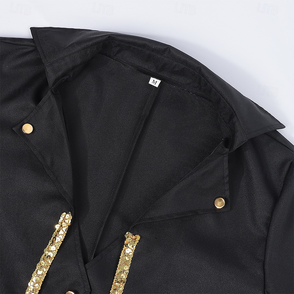 Rétro Vintage Rococo Médiéval Manteau Smoking Queue-de-pie Homme Royal Halloween Carnaval Soirée LARP Foire de la Renaissance Adulte Manteau Toutes saisons de 2025 ? $44.99 –P2