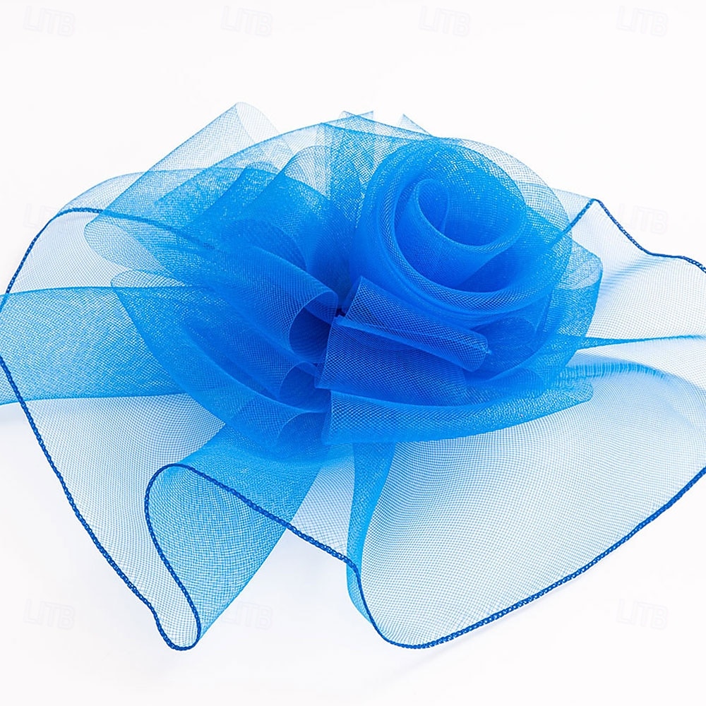 Päähine Tylli Fedora Hattu Häät Syntymäpäivä Iltajuhla Tee-juhla Hevoskilpailu Vintage Suloinen Kukallinen Päähine 2026 - $21.99 –P6