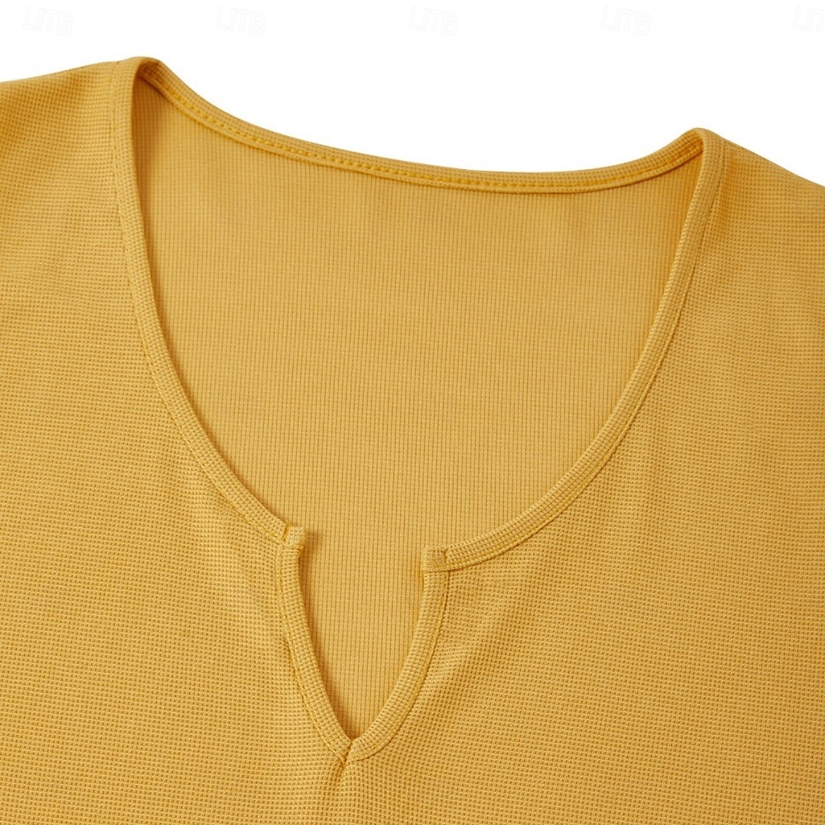 Herr Våffellinne Linne Väst Undertröjor Ärmlös V-hals Sommar Slät Mode Sportig Klassisk Ledigt Gym Gata Gul Topp t-shirt för män 2026 - $17.99 –P8