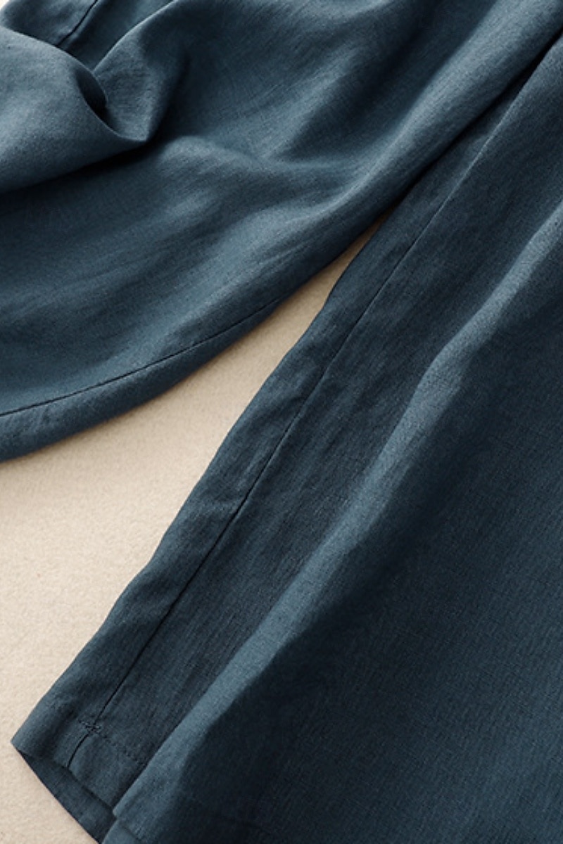 Per donna Pantaloni in cotone e lino Pantaloni Eleganti Moda Streetwear Lunghezza intera Naturale Semplice Tasca Elastico in vita All'aperto Confortevole Streetwear Uscire Aalbicocca Nero Blu Zenzero del 2025 a $30.99 –P16