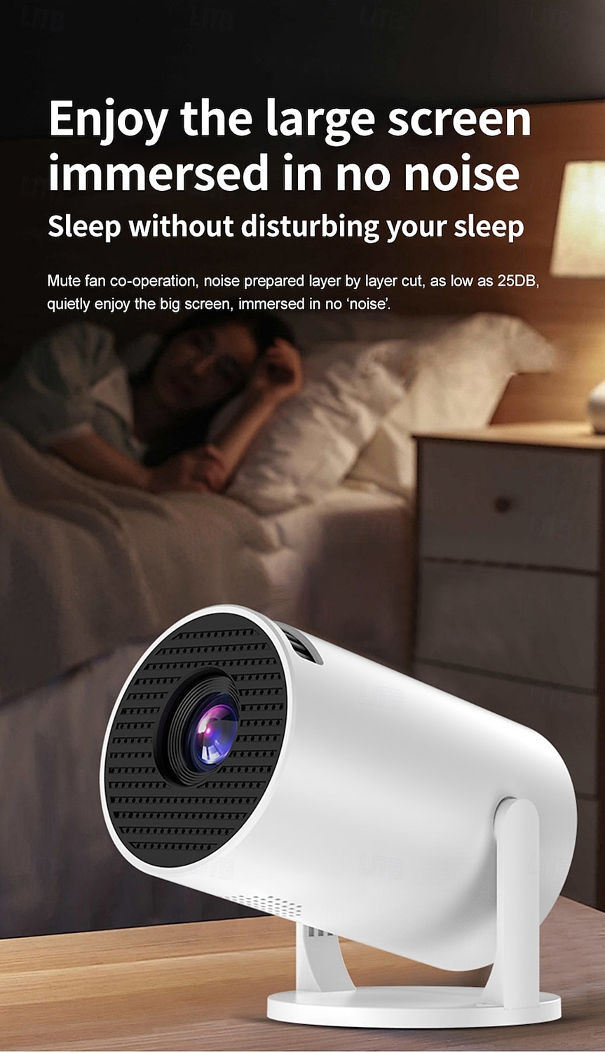 Y2S Home HD Projector Mini Portable Mini Children's Mobile Projector Hovering at Any Angle at 240 Degrees 480*360 2025 - $61.99 –P10