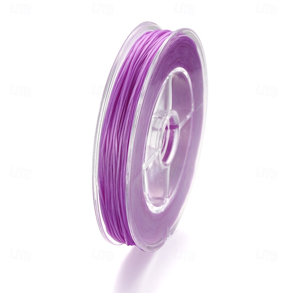 Cordino elastico in cristallo colorato da 0,5 mm, cordino per infilare perline anti-sfilacciamento per accessori fai da te per gioielli, materiali per perline per braccialetti del 2025 a $4.49 –P13