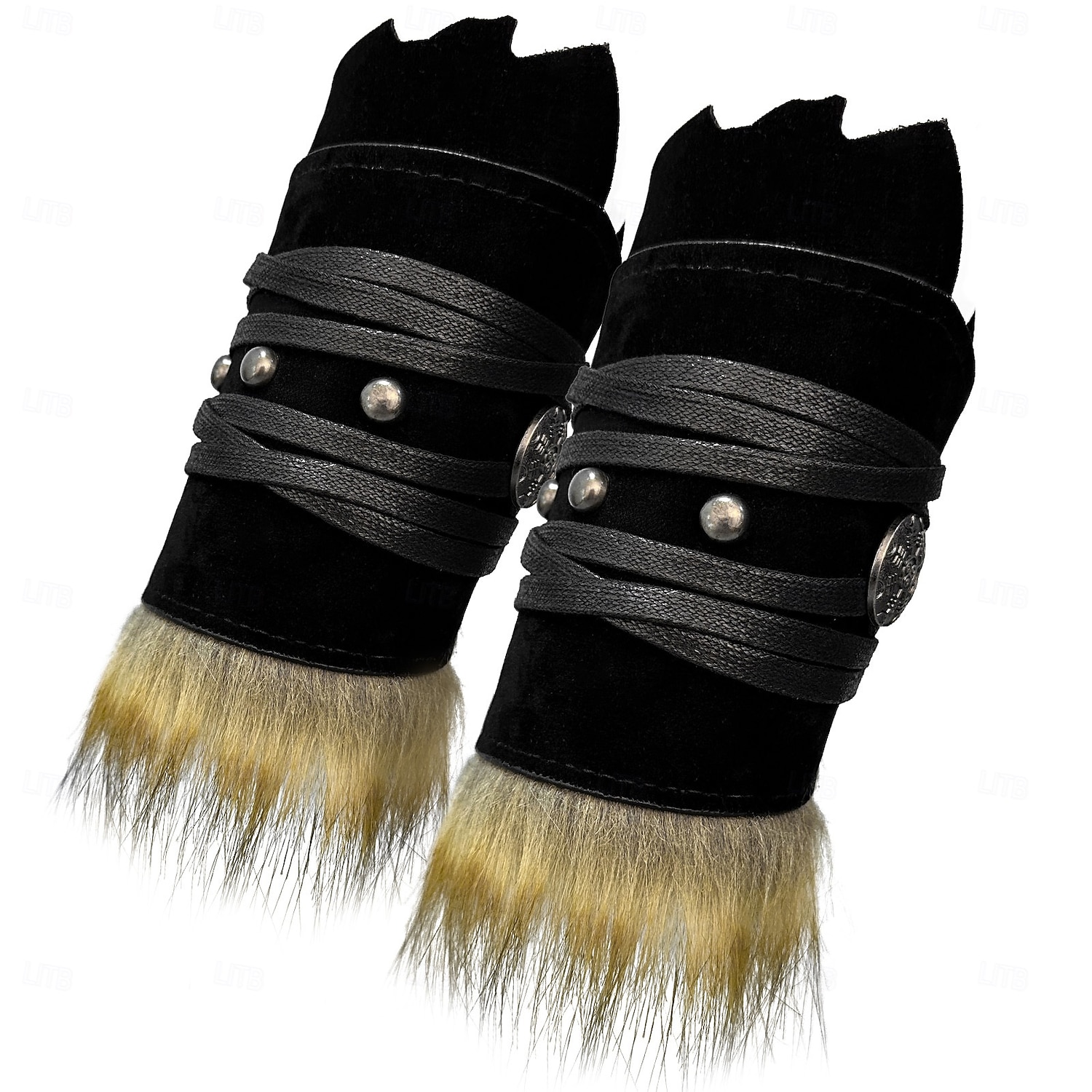 Retro / vintage Keskiaika Renessanssi Ranneke Soturi Viikinki Naamiaispuku Miesten Viikinki Halloween Karnevaali Juhla Suoritus LARP Aikuisten 1 rannetuki / JOS TARVITSET PARIN, TILAA 2 Käsivartijat 2026 - $37.99 –P5