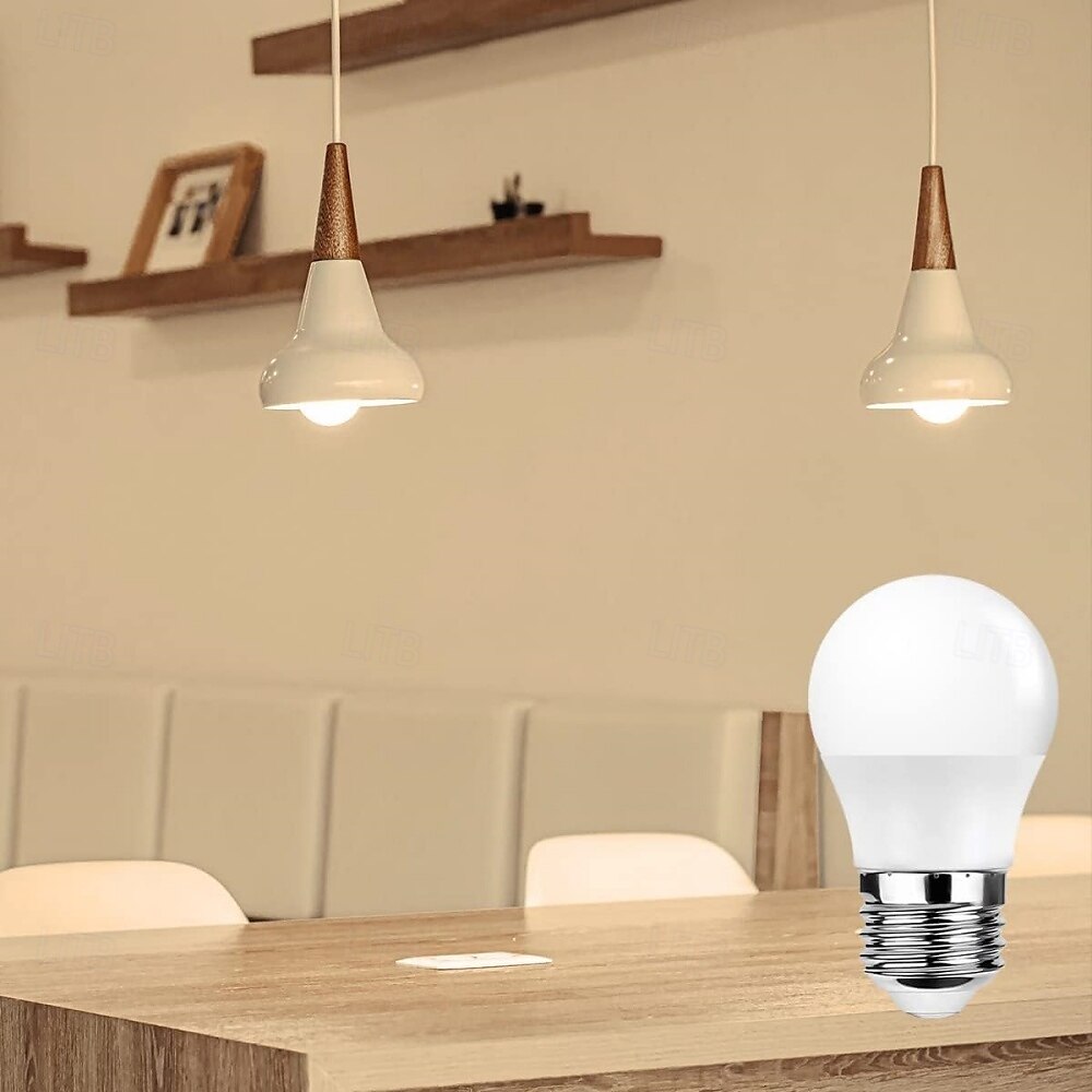 Lâmpadas LED com base de parafuso E27 AC12V DC12-24V 3W 7W Lâmpadas LED globo não reguláveis para casa, quarto, sala de estar, escritório, 4 peças de 2025 por $67.99 –P1