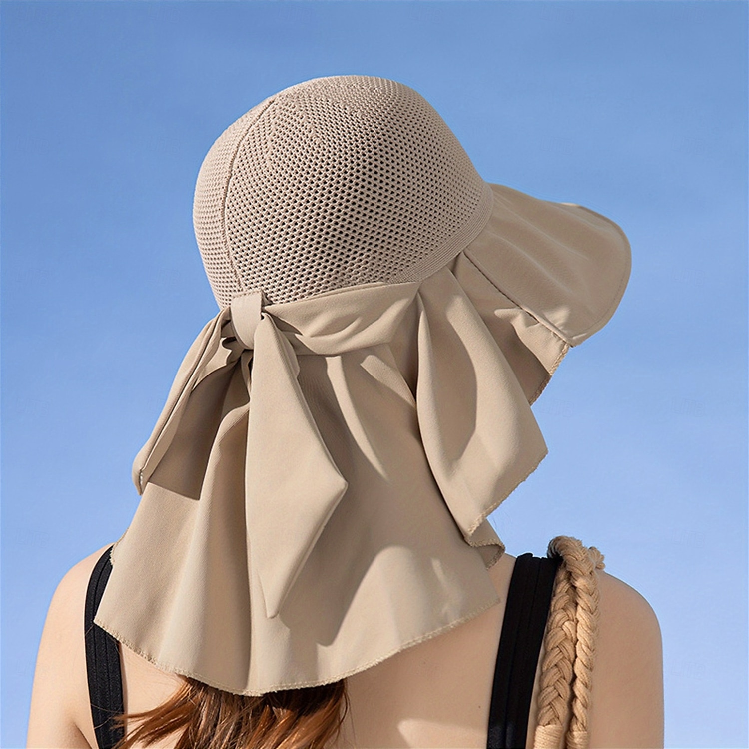 Women's Foldable Wide Brim Sun Hat with Neck Flap - UV Protection Cotton Beach Hat for Outdoor Hiking, Picnics & Summer Activities, Hiking Accessory | Foldable Hat | Breathable Fabric, Camping Gear 2025 - $25.99 –P1