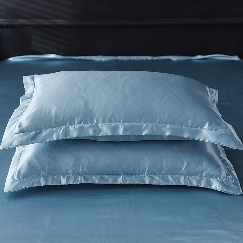 Washed Silk Pillowcase Single Satin Imitation Silk Pillowcase 2025 - $13.99 –P4