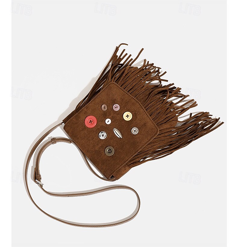 Retro Vintage 1970s Bag Crossbody Bag Hippie Fringe Women's Party Casual Daily Pride Parade Adults' Bag 2025 - $43.99 –P9