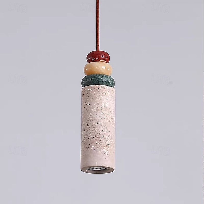 Lampadari a sospensione a LED bianco caldo/bianco, 1 luce, stile giapponese wabi sabi, per hall di hotel, illuminazione creativa, lampada da soffitto per balcone, sala ristorante, 100-265 V. del 2025 a $116.99 –P9
