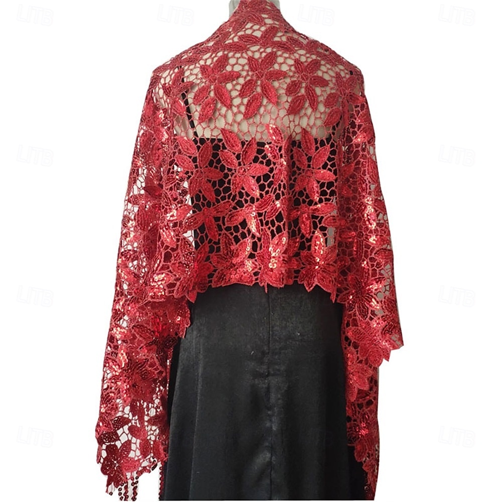 Dames Wikkel Elegante Zon Bescherming Mouwloos Kant Bruiloft Wikkels Met Effen Kleur Voor Bruiloft Zomer 2025 - $26.99 –P22