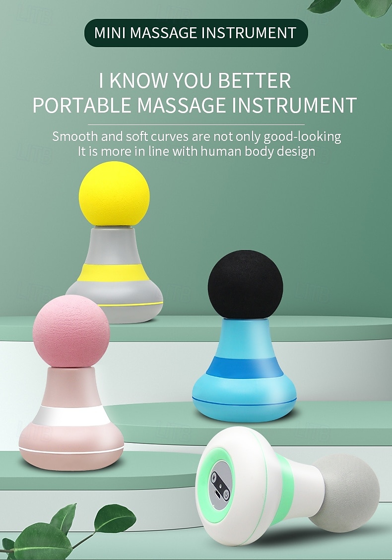 Portable Mini Massage Gun USB Rechargeable Deep Tissue Massager with Multiple Speeds for Full Body Muscle Relaxation​ 2025 - $22.99 –P1