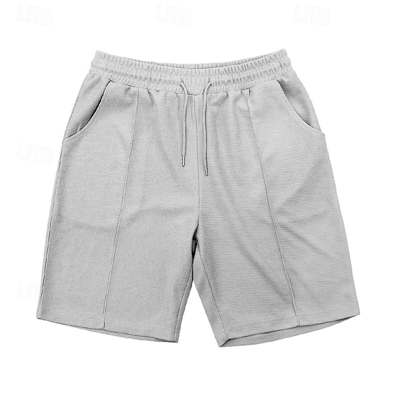 Men's T-shirt Suits 2 Pieces Outfits Tee & Shorts Short Sleeve Crew Neck Summer Plain Fashion Casual 2 Piece Vacation Daily Wear Going out Black White Royal Blue Top Tee for Men 2025 - $29.99 –P18