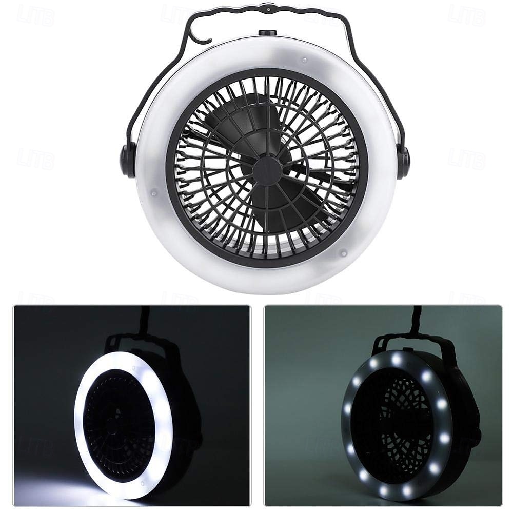 1 st utomhuscamping multifunktionellt fläktljus usb aaa batteridriven dubbelfunktionsmodell, kan hängas, handhållet tält, fiske, kontor och hemmabruk 2025 - $33.99 –P3