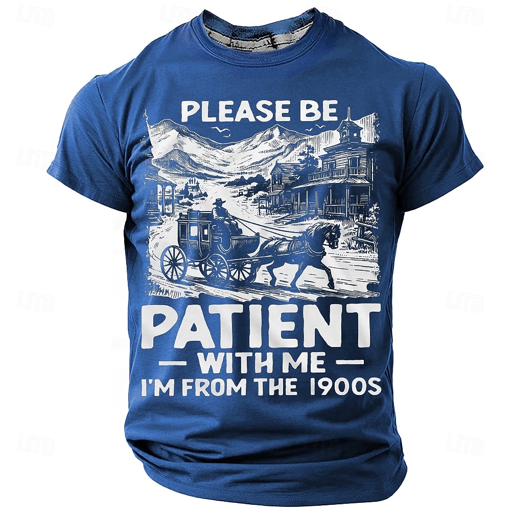 Herren Christlich T Shirt Kurzarm T-Shirt 3D-Druck Rundhalsausschnitt Rundhals Hemd Mode Täglich Lässig Straße Lässig Täglich Schwarz Blau Grün Sommer Frühling Bekleidung S M L XL XXL XXXL 2025 - $17.99 –P1