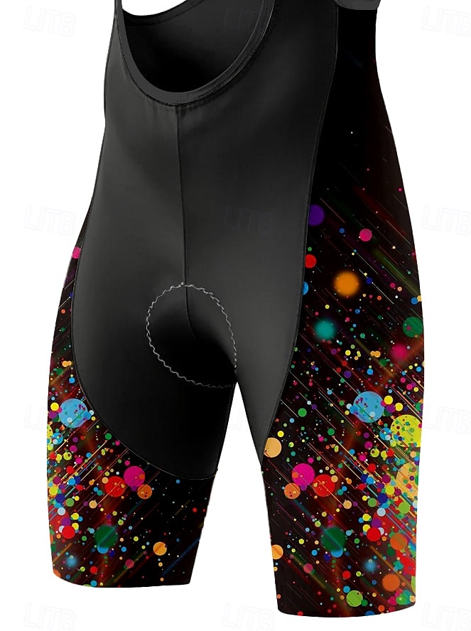 Herren Fahrradträgerhose 3D gepolsterte Shorts Fahhrad Trägerhose Sport Sonnenschutz 3D-Polster Schnelltrocknend Atmungsaktiv Rot Bekleidung Fahrradbekleidung 2025 - $27.99 –P3
