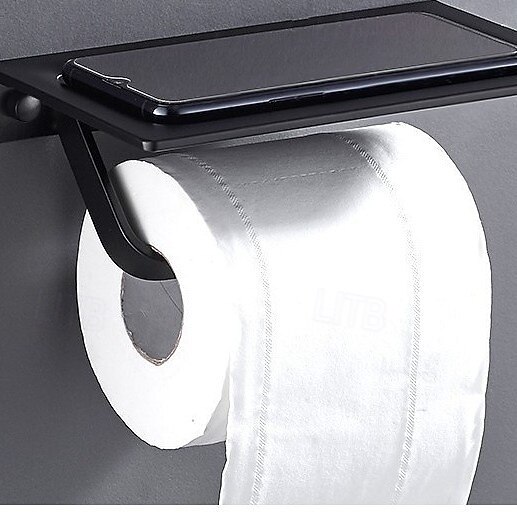 porte-serviettes créatif / multifonction contemporain en aluminium 1 pièce à fixation murale de 2025 ? $19.49 –P1