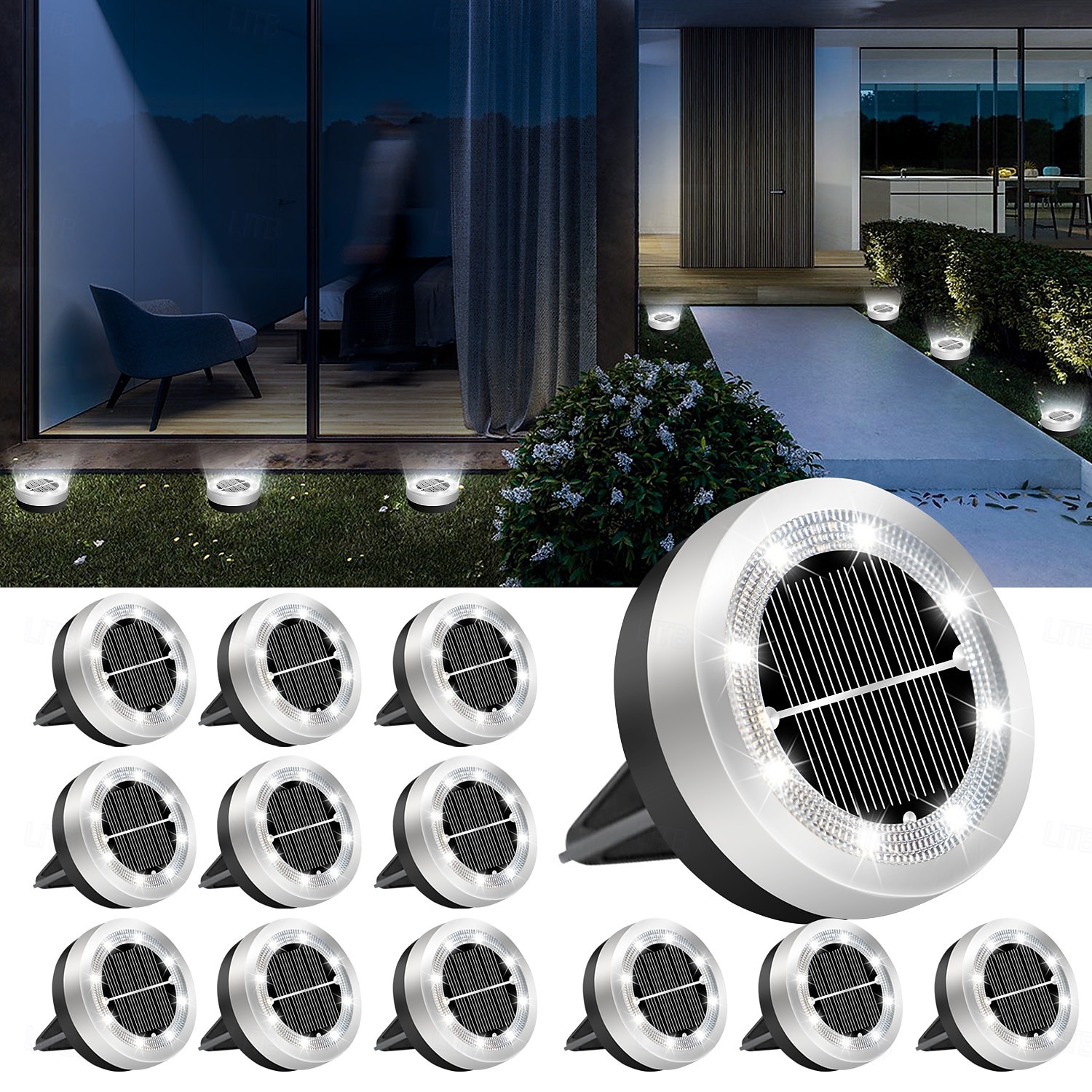 1st 5 W Skulptur och landskapsljus Vattentät Varmvit Kallvit 1.2 V 1 LED-pärlor 2025 - $8.49 –P7