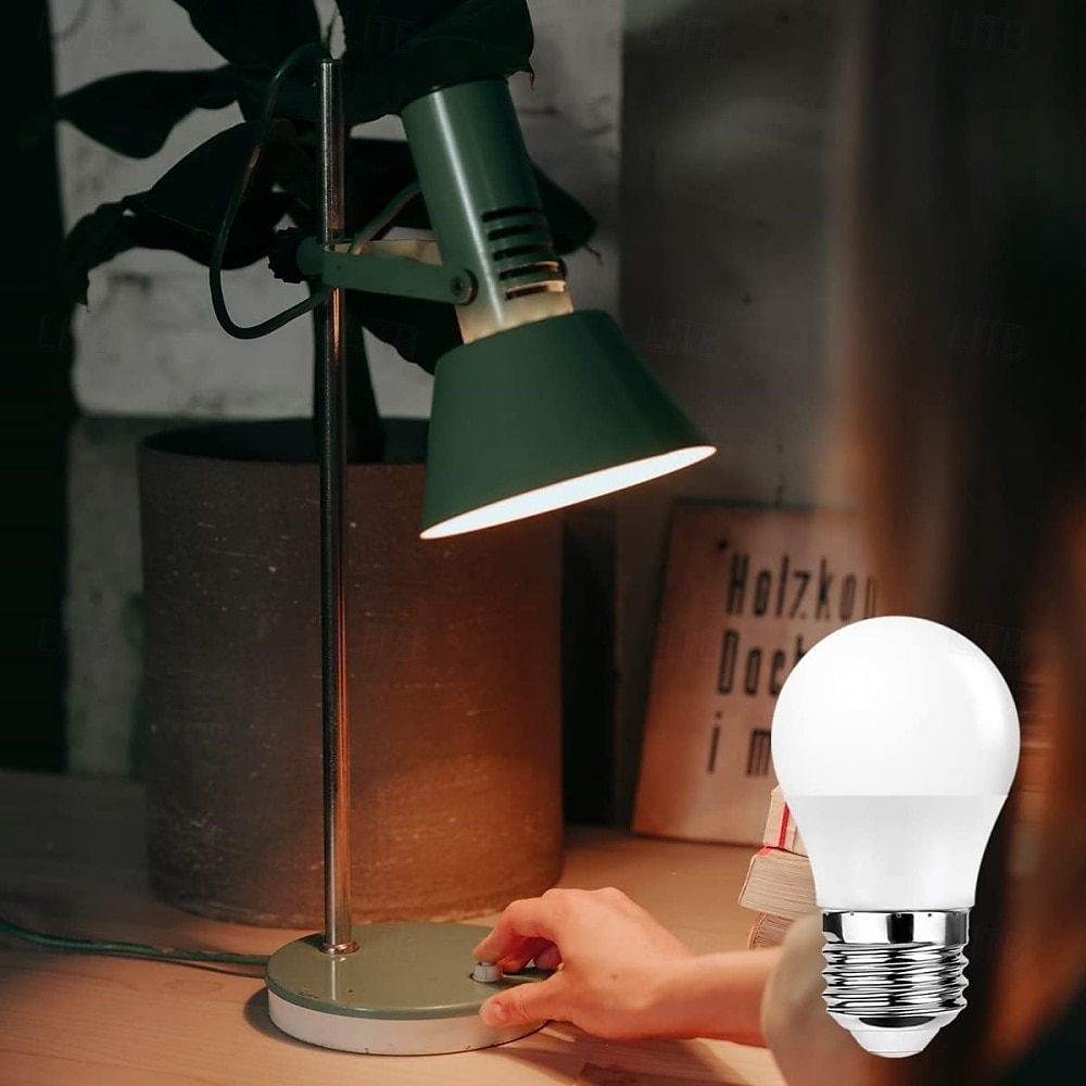 Lâmpadas LED com base de parafuso E27 AC12V DC12-24V 3W 7W Lâmpadas LED globo não reguláveis para casa, quarto, sala de estar, escritório, 4 peças de 2025 por $67.99 –P2